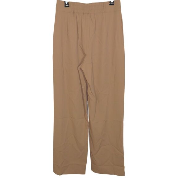 Halara Tan High Waist Zip Double Button Pleated Dress Pants Size Medium TALL - Picture 7 of 7